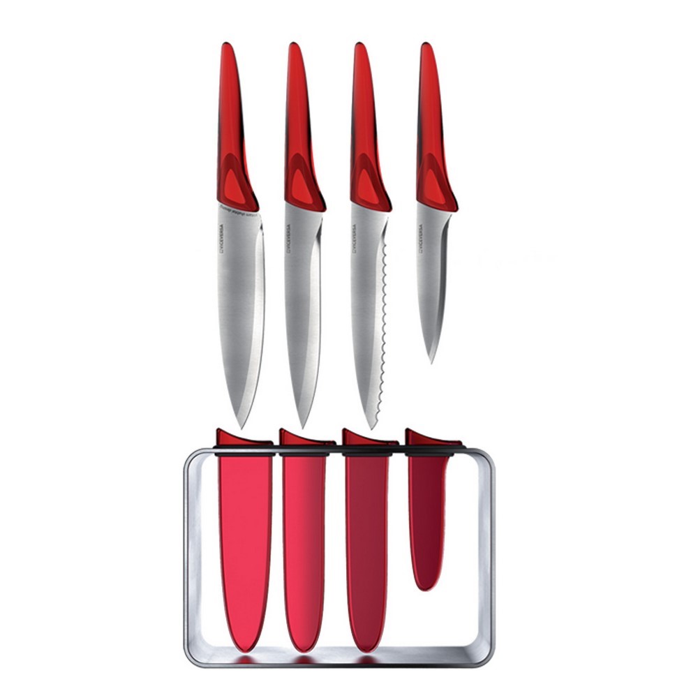 Acquista online Ceppo 4 coltelli SAPIENS - 3 colorazioni Viceversa